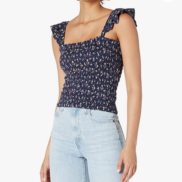 NWT Lucky Brand Navy Top Size Large - Picture 3 of 7